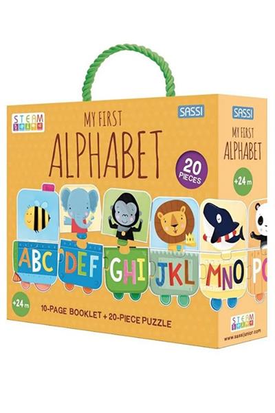 Sassi /MY FIRST ALPHABET - STEAM PUZZLE Çok Renkli