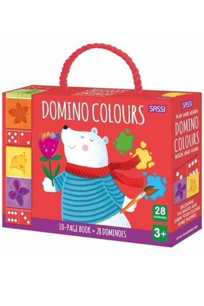 Sassi /PLAY AND LEARN - DOMINO COLOURS Çok Renkli