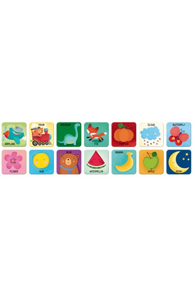 Sassi /PLAY AND LEARN - MEMO WORDS Çok Renkli