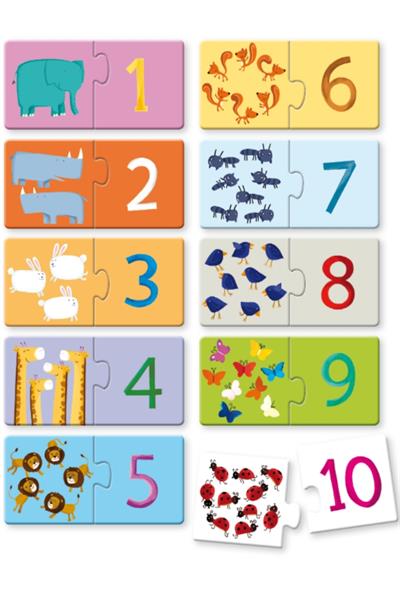 Sassi /PUZZLE 2 NUMBERS Çok Renkli