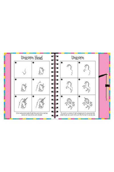 Scratch and Draw - Horses and Unicorns Çok Renkli
