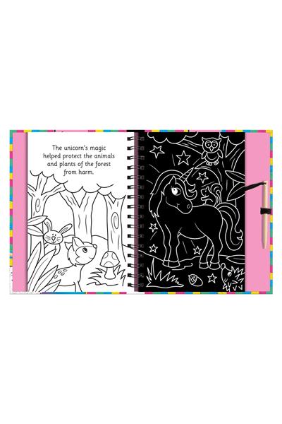 Scratch and Draw - Horses and Unicorns Çok Renkli