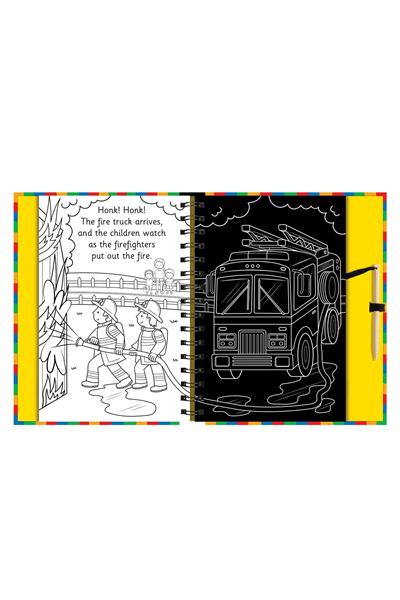 Scratch and Draw - Things That Go Çok Renkli