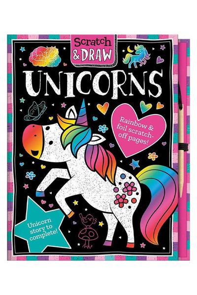 Scratch And Draw - Unicorns Çok Renkli