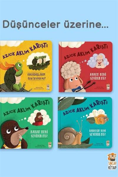 Sincap Kitap / Azıcık Aklım Karıştı Set ( 4 Kitap) Çok Renkli