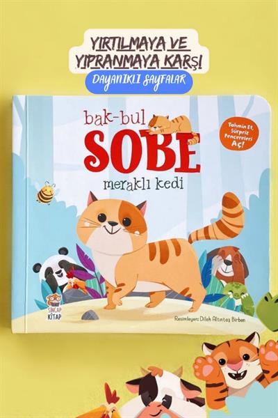 Sincap Kitap / Bak Bul Sobe Meraklı Kedi Çok Renkli