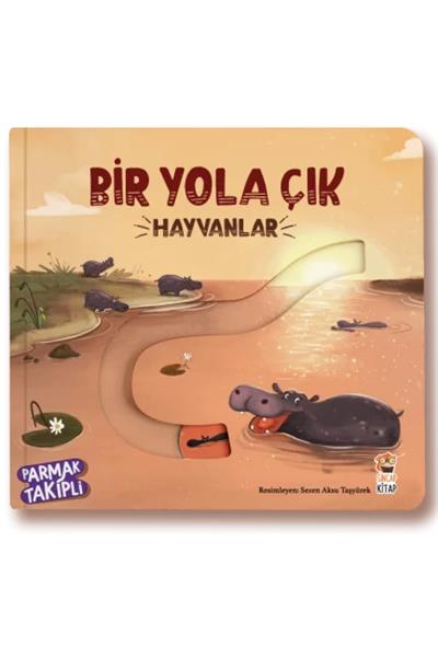 Sincap Kitap / Bir Yola Çık Hayvanlar Parmak Takipli Kitap Çok Renkli