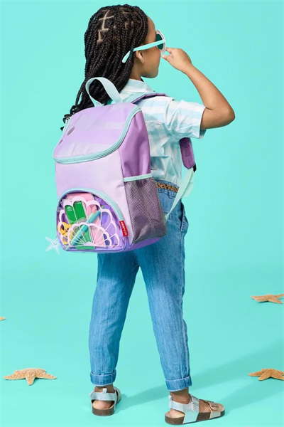 Skip Hop Spark Style Büyük Çocuk Sırt Çantası Deniz Kabuğu Çok Renkli