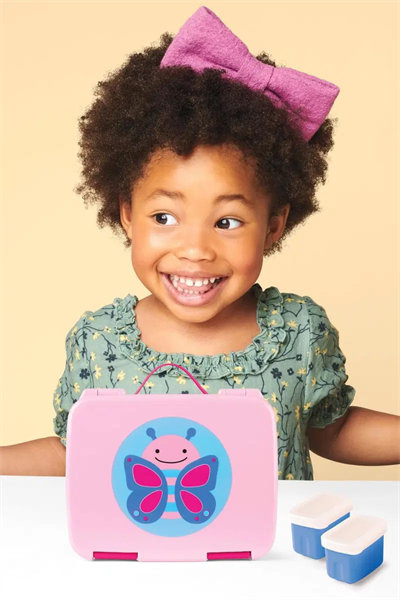 Skip Hop Zoo Bento Beslenme Kutusu Kelebek Çok Renkli