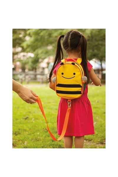 Skip Hop Zoo Emniyet Kemerli Sırt Çantası Arı Çok Renkli