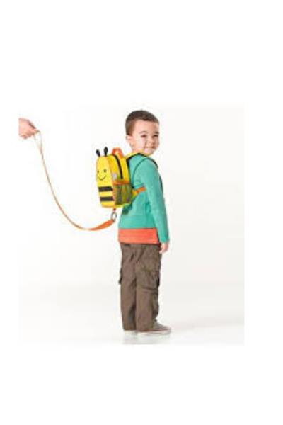 Skip Hop Zoo Emniyet Kemerli Sırt Çantası Arı Çok Renkli