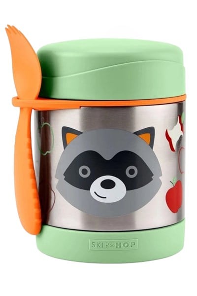 Skip Hop Zoo Paslanmaz Çelik Termos Rakun Çok Renkli