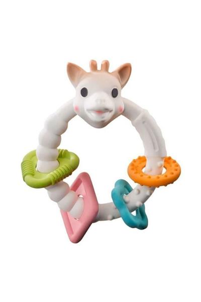 Sophie la Girafe So Pure Early Learning Diş Kaşıyıcı Hediye Seti Çok Renkli
