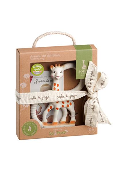 Sophie la girafe So Pure Yumuşak Diş Kaşıma Halkası Çok Renkli