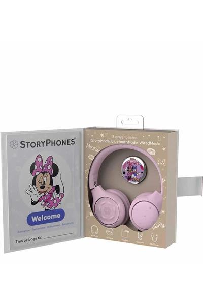 StoryPhones Disney - Çocuklar İçin Kulak Üstü Kulaklık - Bluetooth - App ile Uyumlu - Pembe Çok Renkli