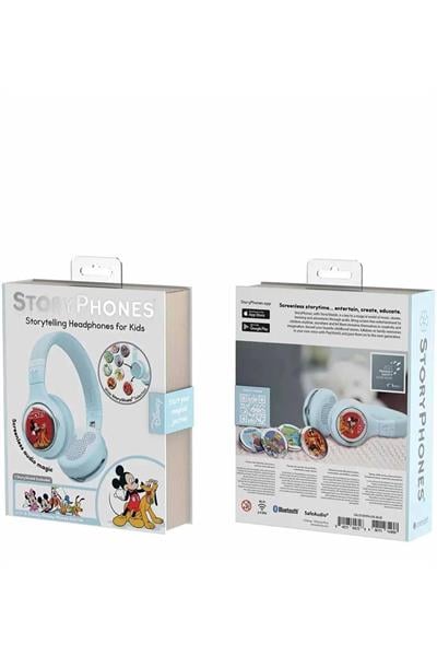 StoryPhones Disney - Çocuklar İçin Kulak Üstü Kulaklık - Bluetooth - App ile Uyumlu - Mavi Çok Renkli