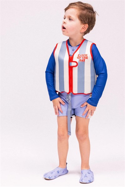 Swim Essentials Catch Of The Day Köpük Dolgulu Yüzme Yeleği 2-3 Yaş Çok Renkli