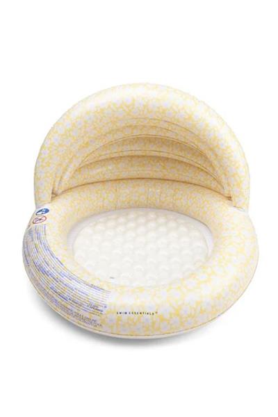 Swim Essentials Florish Yellow Çocuk Gölgelikli Şişme Oyun ve Yüzme Havuzu 100cm Çok Renkli