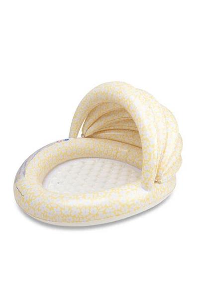 Swim Essentials Florish Yellow Çocuk Gölgelikli Şişme Oyun ve Yüzme Havuzu 100cm Çok Renkli