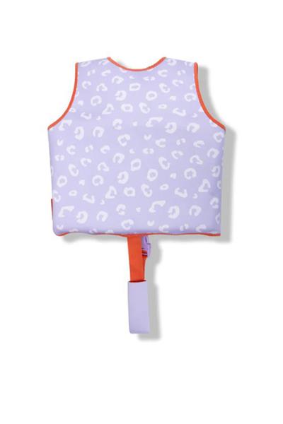 Swim Essentials Leopard Lila Köpük Dolgulu Yüzme Yeleği 3-6 Yaş Çok Renkli