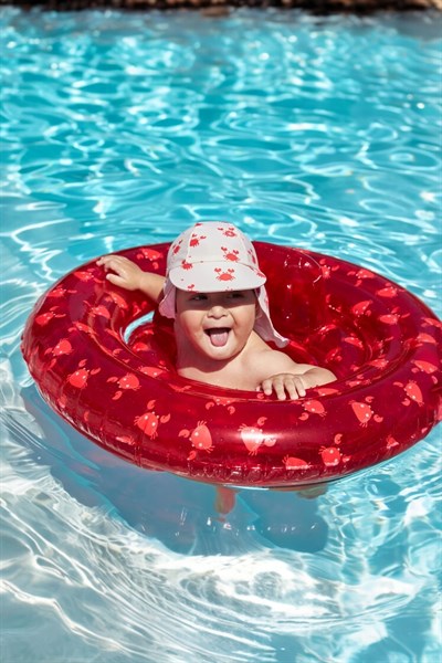 Swim Essentials Oh Crab Bebek Sırt Destekli Yüzme Simidi 0-1 Yaş Çok Renkli