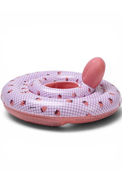 Swim Essentials Strawberry Fields Bebek Sırt Destekli Yüzme Simidi 0-1 Yaş Çok Renkli