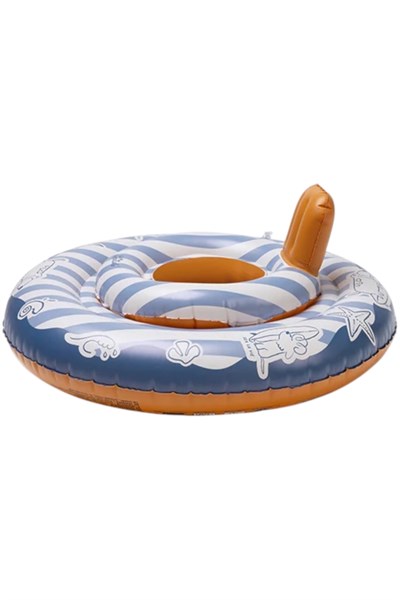Swim Essentials Surfer Bebek Sırt Destekli Yüzme Simidi 1-2 Yaş Çok Renkli