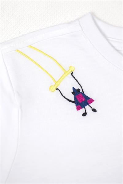 Beetlebeez / SWING & SMILE T-SHIRT Beyaz