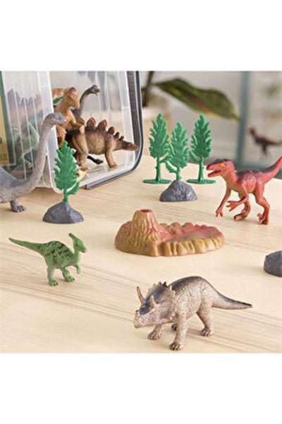 Terra 60 Parça Büyük Oyun Seti - Dinozor Dünyası Çok Renkli