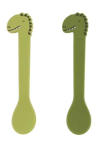 TRIXIE - 2 li Silikon Kaşık - (Pack) MR. DINO