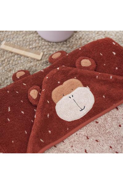 TRIXIE -  HOODED TOWEL MR. MONKEY