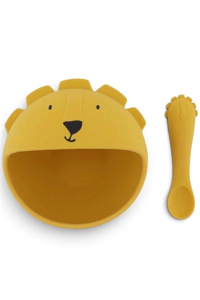 Trixie Mr. Lion - Silikon Bebek Yemek Seti Lion