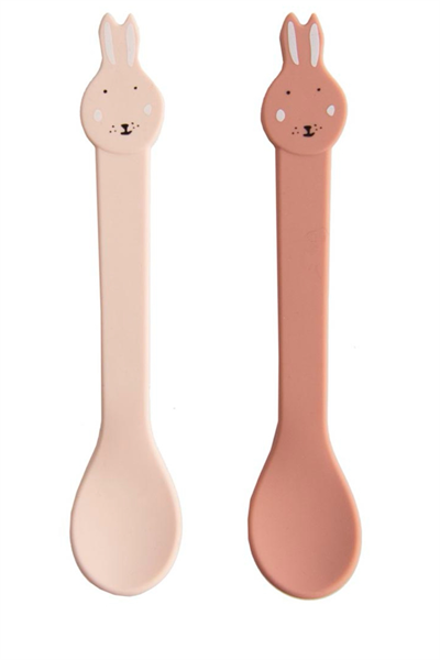 Trixie - Silikon 2li Kaşık Seti Mrs. Rabbit Çok Renkli