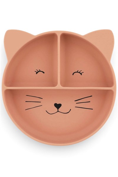 TRIXIE - SİLİKON VAKUMLU BÖLMELİ TABAK MRS. CAT