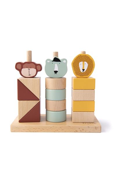 TRIXIE - WOODEN ANIMAL BLOCKS STACKER Çok Renkli