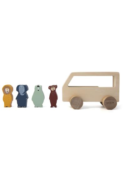 TRIXIE - WOODEN ANIMAL BUS Çok Renkli