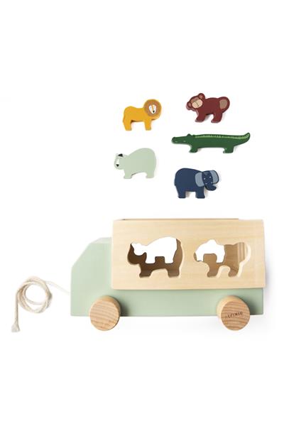 TRIXIE - WOODEN ANIMAL TRUCK Çok Renkli