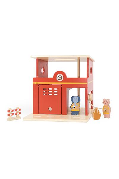 TRIXIE - WOODEN FIRE STATİON Çok Renkli