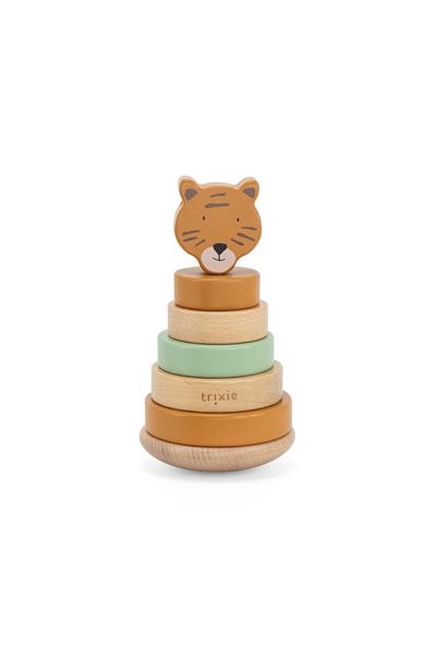 TRIXIE - WOODEN STACKING TOY (MR.TIGER) - Ahşap Dizme Oyuncağı KAPLAN
