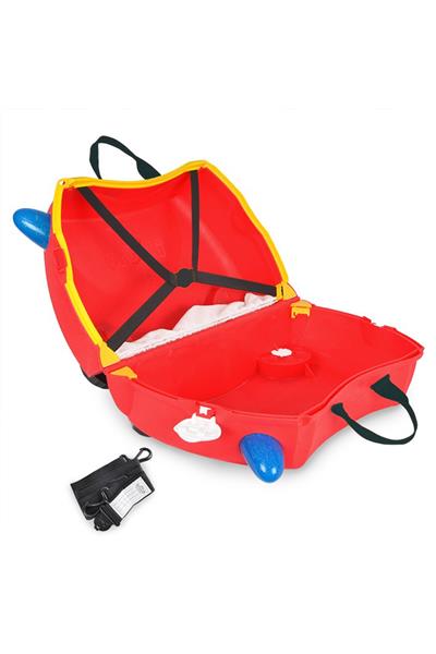 Trunki Çocuk Bavulu - İtfaiye Aracı Frank Çok Renkli