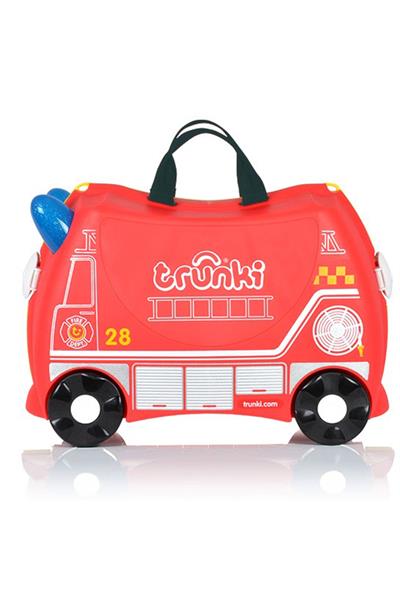 Trunki Çocuk Bavulu - İtfaiye Aracı Frank Çok Renkli