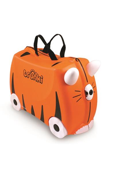 Trunki Çocuk Bavulu - Kaplan Tipu Çok Renkli