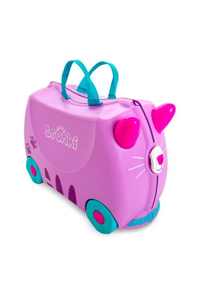 Trunki Çocuk Bavulu - Kedi Cassie Çok Renkli