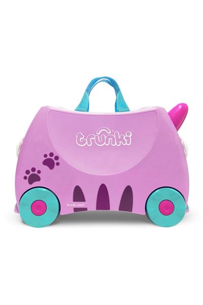 Trunki Çocuk Bavulu - Kedi Cassie Çok Renkli