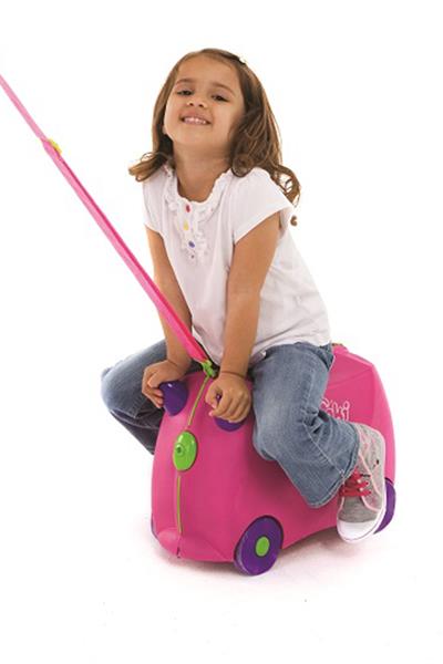 Trunki Çocuk Bavulu - Pembe Trixie Çok Renkli