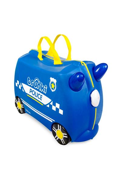 Trunki Çocuk Bavulu - Polis Arabası Percy Çok Renkli