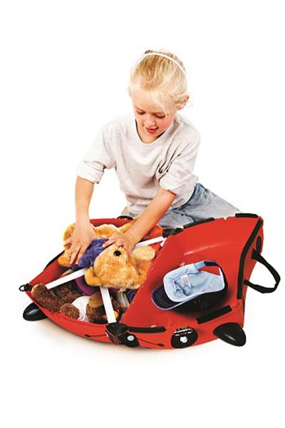 Trunki Çocuk Bavulu - Uğurböceği Harley Çok Renkli