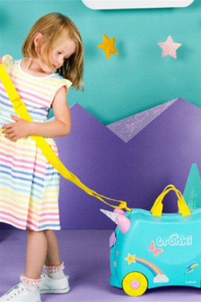 Trunki Çocuk Bavulu - Una Unicorn Çok Renkli
