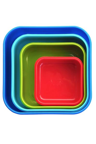 TYRRELL KATZ 4.LÜ BESLENME KUTUSU TRAINS Çok Renkli