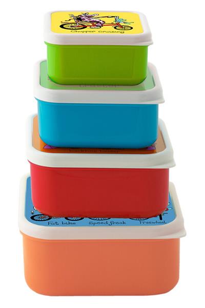 TYRRELL KATZ 4.LÜ ATIŞTIRMA KUTUSU ANIMALS ON BIKE Çok Renkli